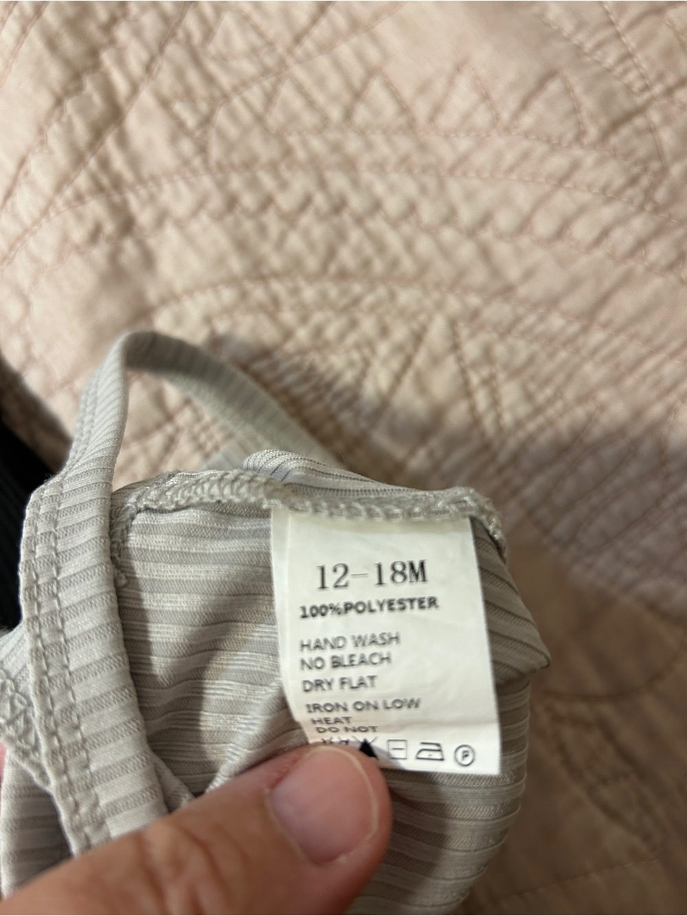 3 Pack Amazon Ribbed cross back onesie - Picture 6 of 6